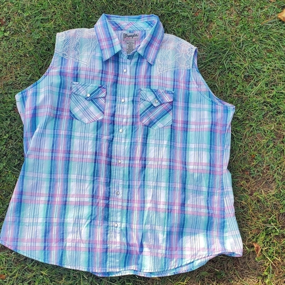 LOT BUNDLE OF 5 Trendy Womens Size 2X TOPS Blouses TUNICS Vibrant Colors SIZE 22 - Picture 12 of 17